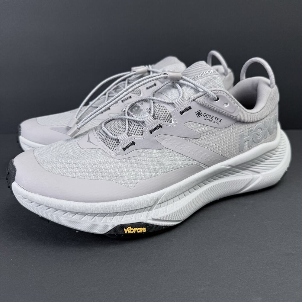 HOKA Transport GTX GORE-TEX Waterproof Gray Sneakers Athletic Shoes Women’s 9
